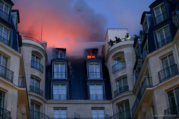 BSPP - Incendie Ritz Paris