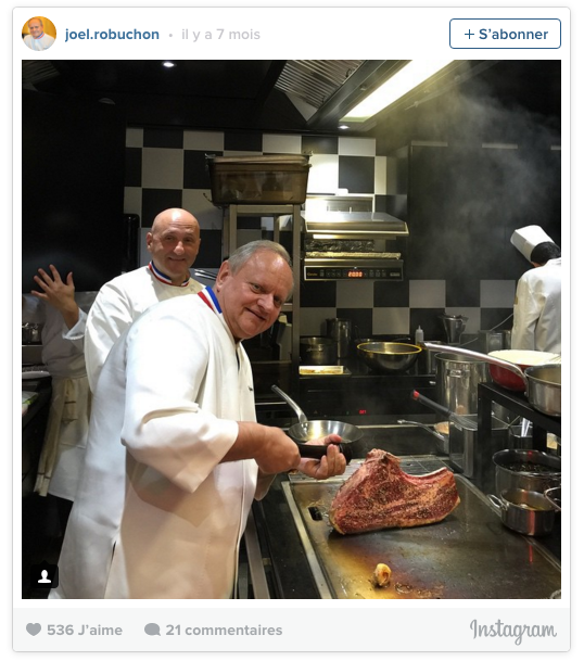 instagram Robuchon