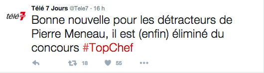 Pierre Meneau TOP CHEF 2016