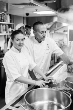 Emily et Michel Roux JR