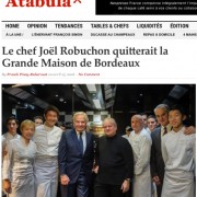 Avec le retrait du chef Robuchon de  » La Grande Maison  » à Bordeaux, c’est tout l’avenir de la gastronomie haut de gamme et la course aux étoiles qui sont remis en cause