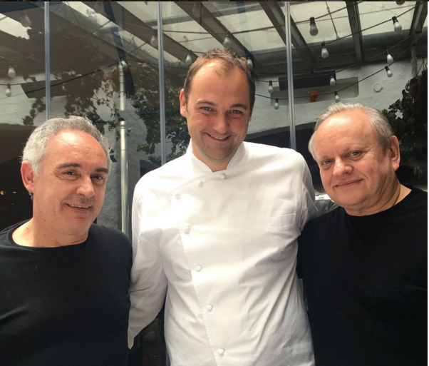 Ferran Adria Daniel Humm et Joël Robuchon
