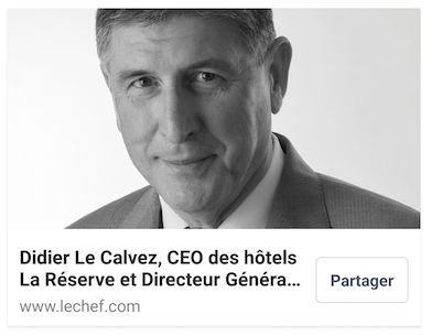 Le chef magazine