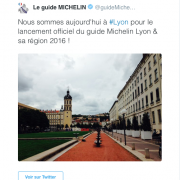 Première édition régionale d’un guide Michelin d’une ville et sa région : Lyon ouvre le bal