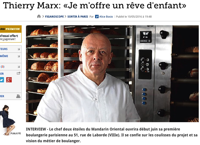 Thierry Marx Figaro