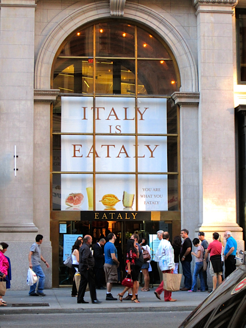Le magasin Eataly à NYC
