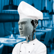 Des robots en cuisine ? Le chef Akrame pas contre  » Je travaille à l’instinct, au feeling. L’humain donne une directive et le robot exécute cet ordre. « 