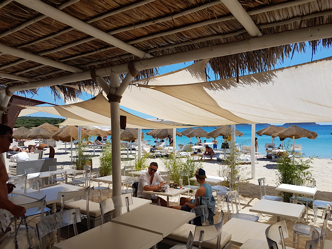 restaurant plage Sardaigne