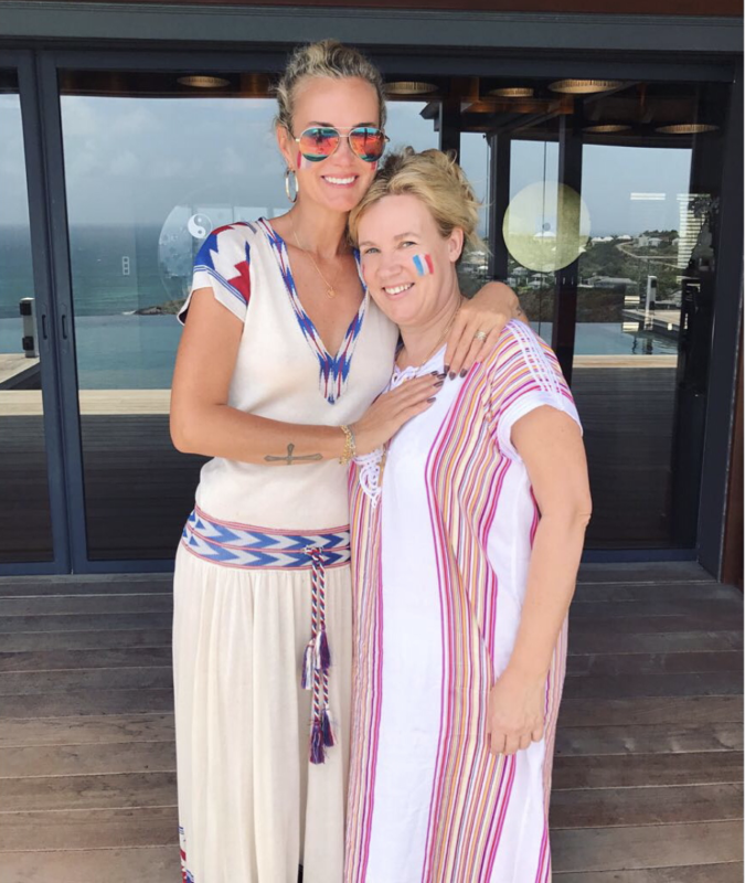 helene darroze et Laetitia Hallyday