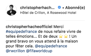 christopher hache equipe de france