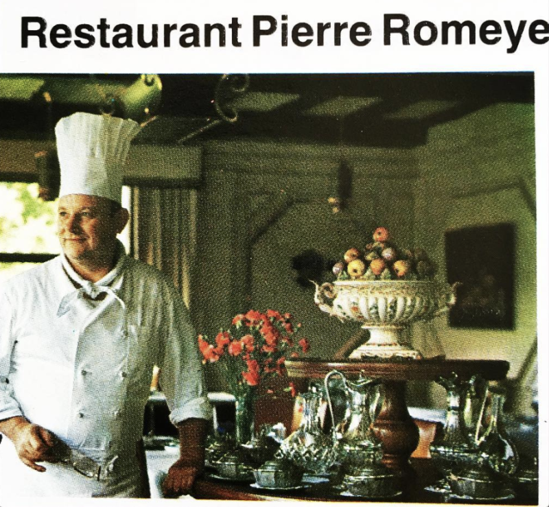 chef Pierre Romeyer