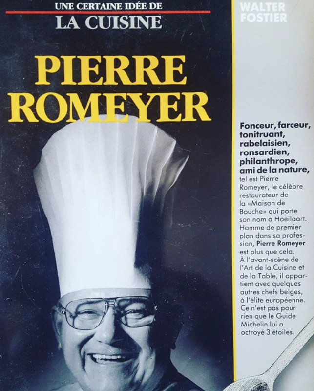 décès chef  Pierre Romeyer