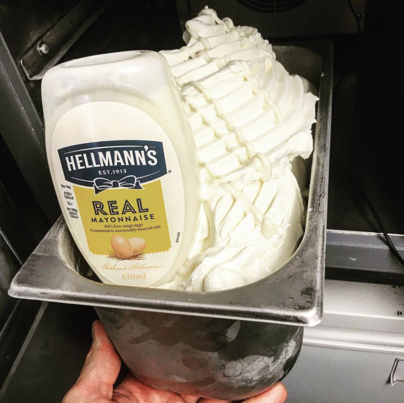 glace mayonnaise