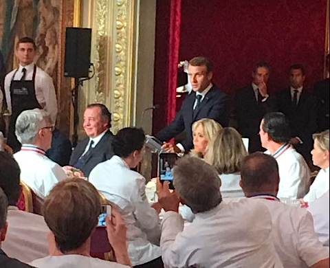 president macron gastronomie