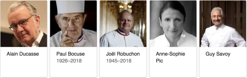 réputation chefs gastronomiques