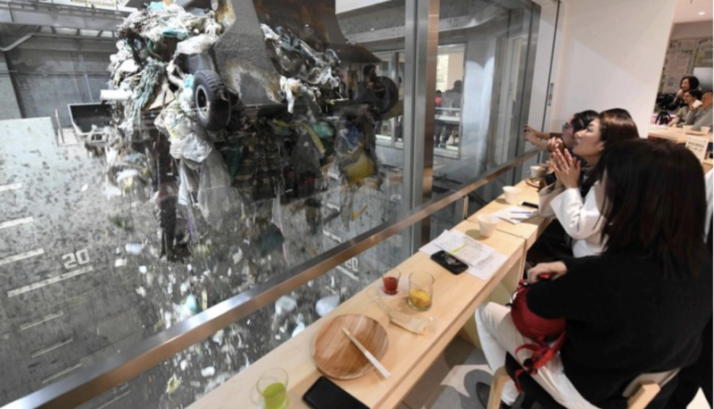 restaurant usine de dechets