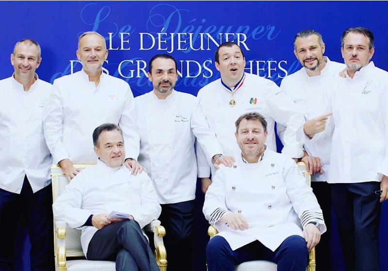 photo du dejeuner des grands chefs