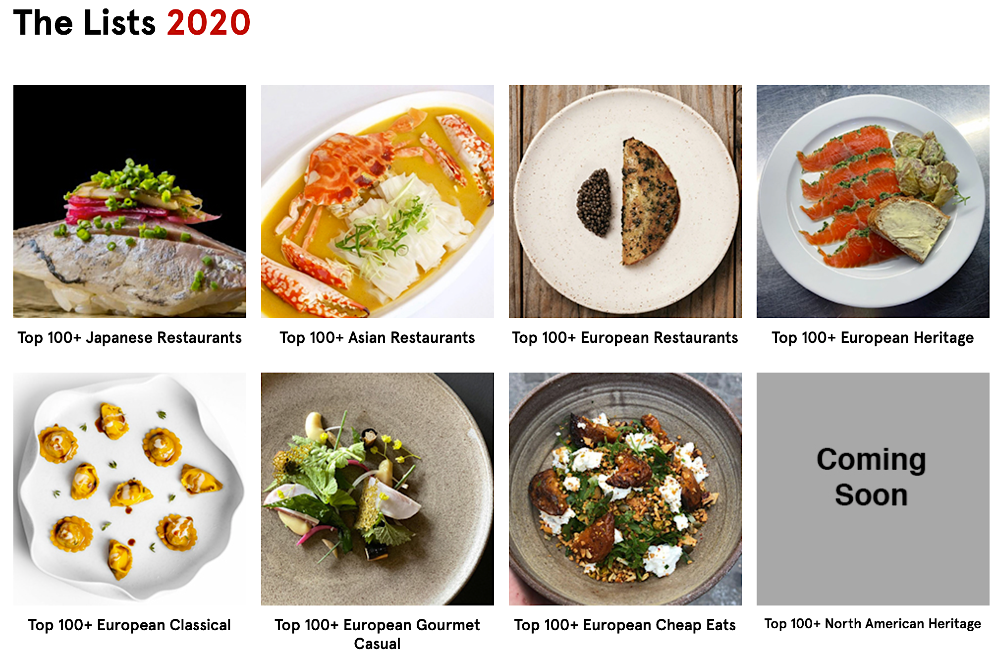 Découvrez la liste des Meilleurs Restaurants Européens 2020 par OAD