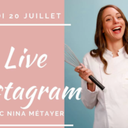 Nina Métayer – Suivez là ce lundi à 18h en live Instagram pour le lancement du Centre Européen de Formation en pâtisserie dont elle est la marraine
