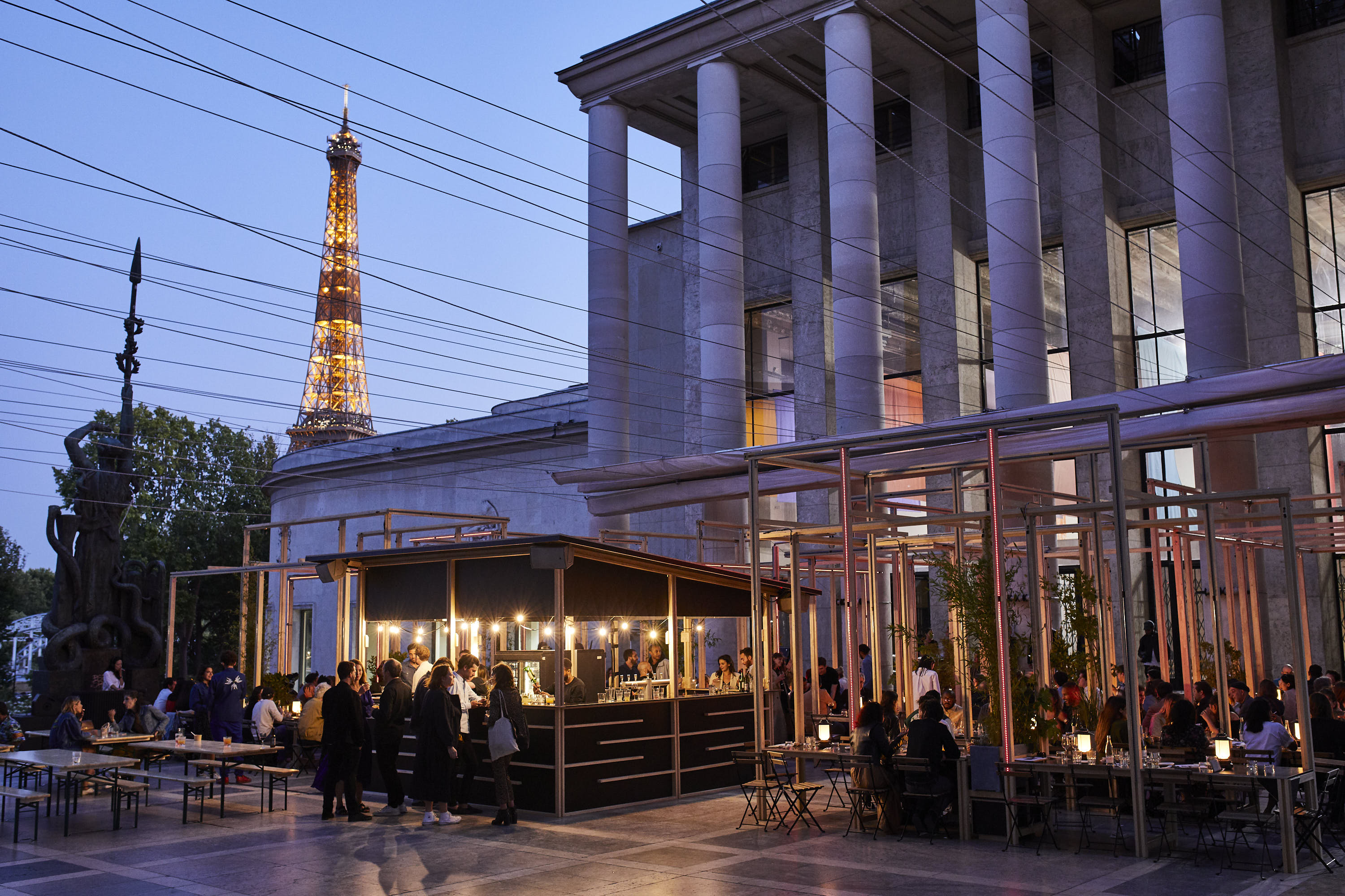 Lancement du jour, Edo, terrasse estivale éphémère du Palais de Tokyo - Food & Sens
