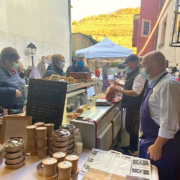 Découvrez quelques images du « marché gastronomique  » du chef Olivier Nasti ce samedi à Kaysersberg
