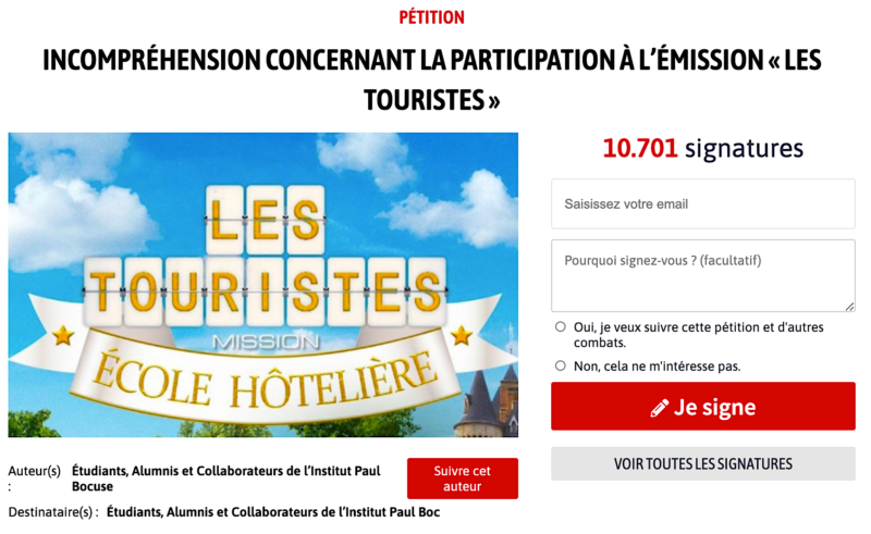 ge rh expert « LES TOURISTES À L’ÉCOLE HÔTELIÈRE » L’ÉMISSION QUI FAIT POLÉMIQUE