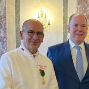 Le chef Christian Garcia honoré par Guillaume Gomez et le Prince Albert de Monaco