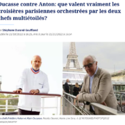 Bataille Navale sur la Seine – Deux grands chefs, deux bateaux, deux cuisines gastronomiques pour des croisières à table