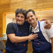 Mauro Colagreco et Virgilio Martinez fêtent les 10 ans du restaurant Quintonil du chef Jorge Vallejo à Mexico