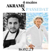 Le restaurant AKRAME reçoit le chef Gérald Passédat pour un 4 mains le 16 février prochain à Paris