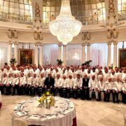 390 chefs ce soir à Nice à l’hôtel Negresco pour le Congrès qui réunit pour la première fois les Maîtres Cuisiniers de France et Euro-Toques
