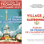 Village de la Gastronomie et Forum de l’alimentation – Rendez-vous du 7 au 10 Septembre à Paris