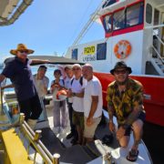 Les chefs à la découverte des « Spanner Crab » et des « Eastern King Prawns » sur la Gold Coast en Australie
