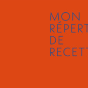 Un jour, Un livre « Mon répertoire de recettes » de Jean-François Piège