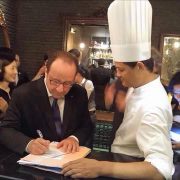 Le chef français Sakal Phoeung reçoit François Hollande à dîner à Ho Chi Minh City
