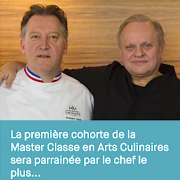 L’Ecole hôtelière de Lausanne aura sa – Master Classe en Arts Culinaires – parrainée Par Joël Robuchon