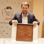 Jean-François Piège laisse ses empreintes dans le  » Wall of Fame  » du chocolat