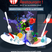 Tous Au Restaurant – 9 ème édition – Ouverture des réservations, mardi 25 septembre à 10 heures