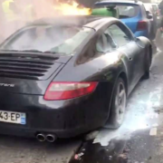 Chef Christian Etchebest – son véhicule a été brûlé lors de la dernière manifestation des Gilets Jaunes à Paris