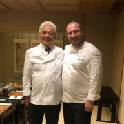 Kyoto – Quand Guillaume Gomez cuisine avec le grand chef Hiroyuki Hiramatsu pour la visite Officielle du Président Macron au japon