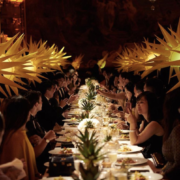 La – Piaget Golden Oasis – se déroulait ce samedi soir à Monaco, la mise en scène du dîner avait été confié à Charles Kaisin, le dessert à Cédric Grolet