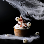 Le chef pâtissier Jordi Roca a imaginé une composition glacée pour Halloween