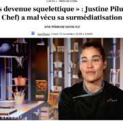 Le cauchemar de l’ex Top Chef Justine Puliso