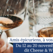 Edition 2022 de la Paris Cheese and Wine Week du 12 au 20 novembre.