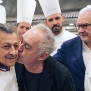 Les frères Albert et Ferran Adria à la rencontre du chef Jacques Maximin