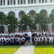 Durant deux semaines le chef André Chiang a investi les cuisines du restaurant La Dame de Pic au Raffles Hôtel à Singapour